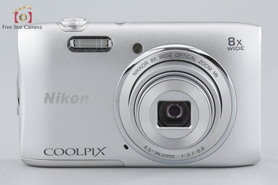 [Used] Nikon COOLPIX S3600 Crystal Silver Compact Digital Camera