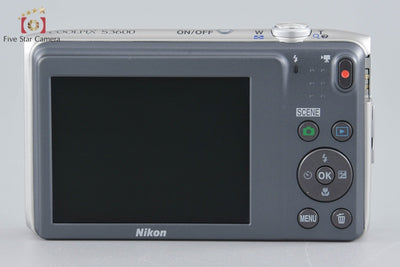 [Used] Nikon COOLPIX S3600 Crystal Silver Compact Digital Camera
