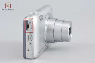 [Used] Nikon COOLPIX S3600 Crystal Silver Compact Digital Camera