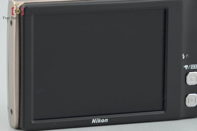 [Used] Nikon COOLPIX S4000 Bright Bronze Compact Digital Camera