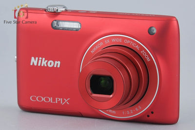 [Used] Nikon COOLPIX S4150 Red Compact Digital Camera