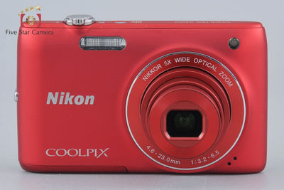 [Used] Nikon COOLPIX S4150 Red Compact Digital Camera