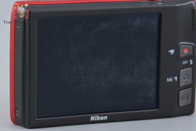 [Used] Nikon COOLPIX S4150 Red Compact Digital Camera