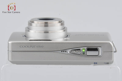 [Used] Nikon COOLPIX S510 Silver Compact Digital Camera