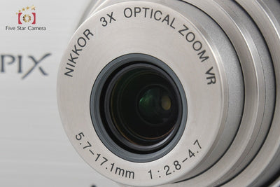 [Used] Nikon COOLPIX S510 Silver Compact Digital Camera