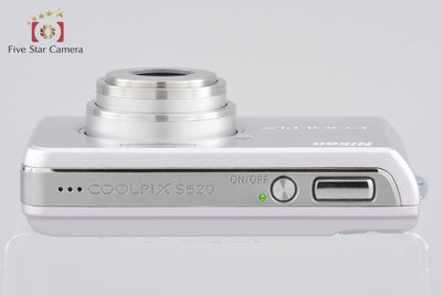 [Used] Nikon COOLPIX S520 Sakura Compact Digital Camera with Original Box
