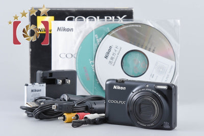 [Used] Nikon COOLPIX S6500 Smart Black Compact Digital Camera with Original Box