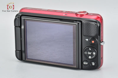[Used] Nikon COOLPIX S6600 Raspberry Red Compact Digital Camera