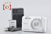 [Used] Nikon COOLPIX S6600 Natural White Compact Digital Camera