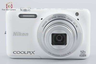 [Used] Nikon COOLPIX S6600 Natural White Compact Digital Camera