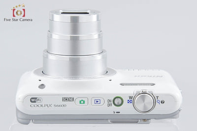 [Used] Nikon COOLPIX S6600 Natural White Compact Digital Camera