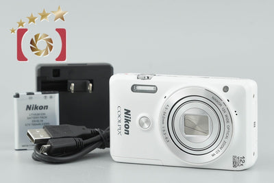 [Used] Nikon COOLPIX S6900 Natural White Compact Digital Camera