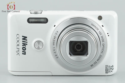 [Used] Nikon COOLPIX S6900 Natural White Compact Digital Camera