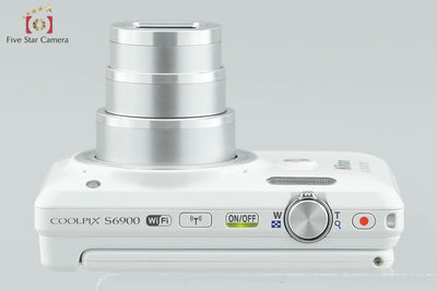 [Used] Nikon COOLPIX S6900 Natural White Compact Digital Camera