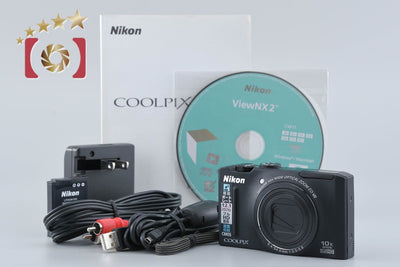 [Used] Nikon COOLPIX S8100 Noble Black Compact Digital Camera