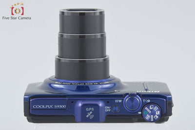 [Used] Nikon COOLPIX S9300 Navy Blue Compact Digital Camera