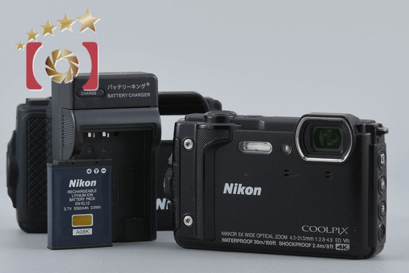 [Used] Nikon COOLPIX W300 Black Compact Digital Camera
