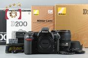 Used: Nikon D200 + AF-S DX NIKKOR 18-70mm f/3.5-4.5 G ED with original box