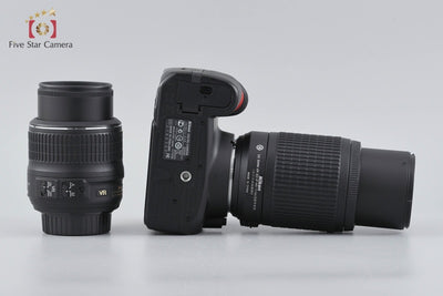 [Used] Nikon D3100 Double Zoom Kit Black
