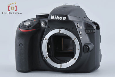 [Used] Nikon D3300 Digital SLR Camera + WU-1a Wireless Mobile Adapter with Original Box
