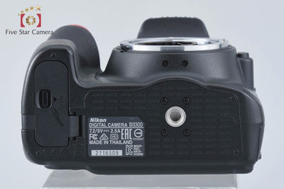 [Used] Nikon D3300 Digital SLR Camera + WU-1a Wireless Mobile Adapter with Original Box