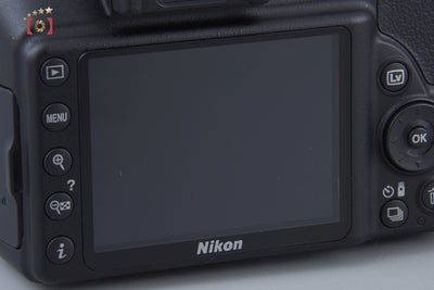 [Used] Nikon D3400 18-55 VR Lens Kit Black - Low Shutter Count