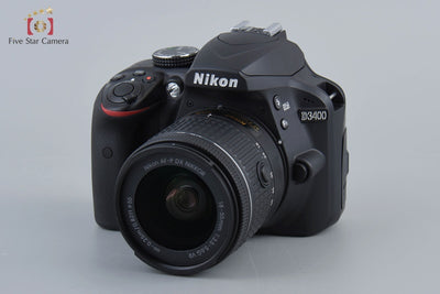 [Used] Nikon D3400 18-55 VR Lens Kit Black - Low Shutter Count