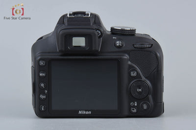 [Used] Nikon D3400 18-55 VR Lens Kit Black - Low Shutter Count