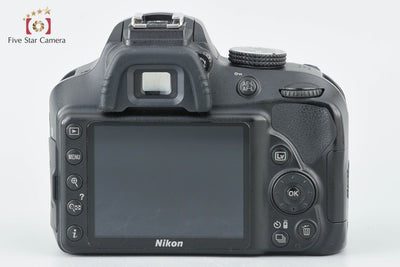 [Used] Nikon D3400 18-55 VR Lens Kit Black