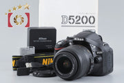 [Used] Nikon D5200 18-55 VR Lens Kit Black, Low Shutter Count