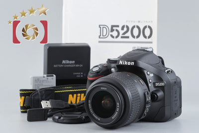 [Used] Nikon D5200 18-55 VR Lens Kit Black, Low Shutter Count