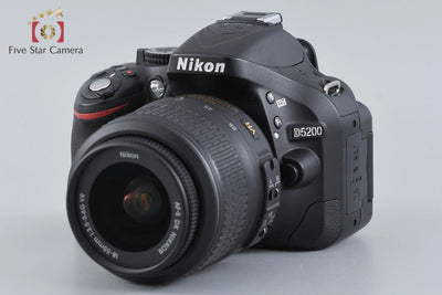 [Used] Nikon D5200 18-55 VR Lens Kit Black, Low Shutter Count
