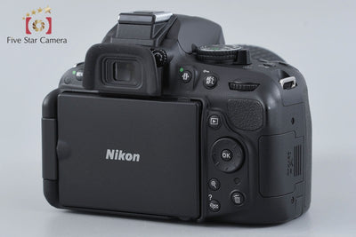 [Used] Nikon D5200 18-55 VR Lens Kit Black, Low Shutter Count