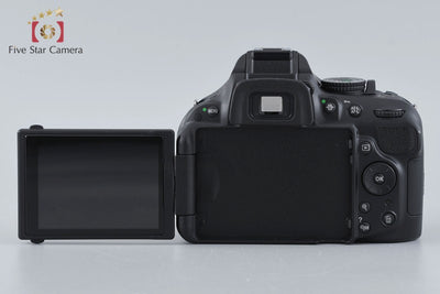 [Used] Nikon D5200 18-55 VR Lens Kit Black, Low Shutter Count