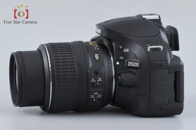 [Used] Nikon D5200 18-55 VR Lens Kit Black, Low Shutter Count
