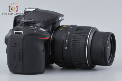 [Used] Nikon D5200 18-55 VR Lens Kit Black, Low Shutter Count