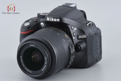 [Used] Nikon D5200 Black + AF-S DX NIKKOR 18-55mm f/3.5-5.6 G VR + AF-S DX NIKKOR 55-200mm f/4-5.6 G ED VR