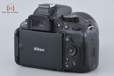 [Used] Nikon D5200 Black + AF-S DX NIKKOR 18-55mm f/3.5-5.6 G VR + AF-S DX NIKKOR 55-200mm f/4-5.6 G ED VR