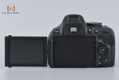 [Used] Nikon D5200 Black + AF-S DX NIKKOR 18-55mm f/3.5-5.6 G VR + AF-S DX NIKKOR 55-200mm f/4-5.6 G ED VR