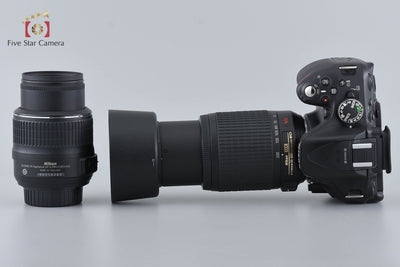 [Used] Nikon D5200 Black + AF-S DX NIKKOR 18-55mm f/3.5-5.6 G VR + AF-S DX NIKKOR 55-200mm f/4-5.6 G ED VR