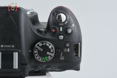 [Used] Nikon D5200 18-55 VR Lens Kit Black - Low Shutter Count