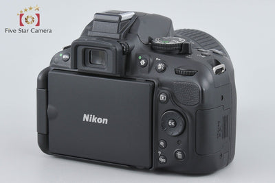 [Used] Nikon D5200 18-55 VR Lens Kit Black - Low Shutter Count