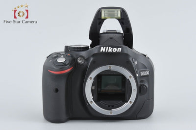 [Used] Nikon D5200 18-55 VR Lens Kit Black - Low Shutter Count