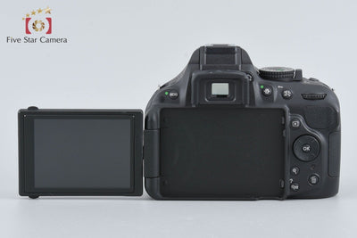 [Used] Nikon D5200 18-55 VR Lens Kit Black - Low Shutter Count