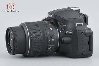 [Used] Nikon D5200 18-55 VR Lens Kit Black - Low Shutter Count