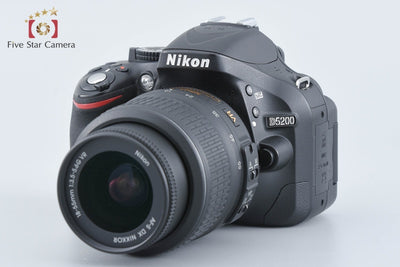 [Used] Nikon D5200 18-55 VR Lens Kit Black