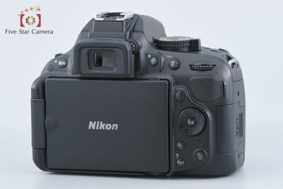 [Used] Nikon D5200 18-55 VR Lens Kit Black