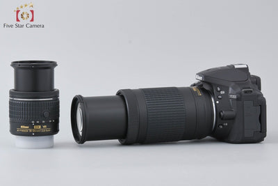 【Used】Nikon D5300 AF-P Double Zoom Kit Black - Low Shutter Count