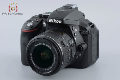 Used: Nikon D5300 Double Zoom Kit 2 Black, Low Shutter Count