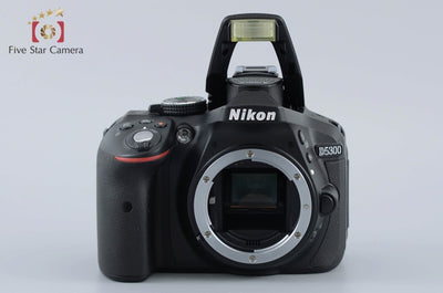 Used: Nikon D5300 Double Zoom Kit 2 Black, Low Shutter Count